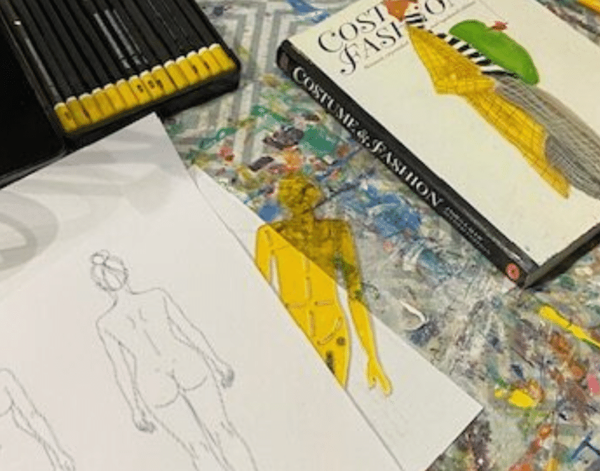 Photo of Costume Design sketch book